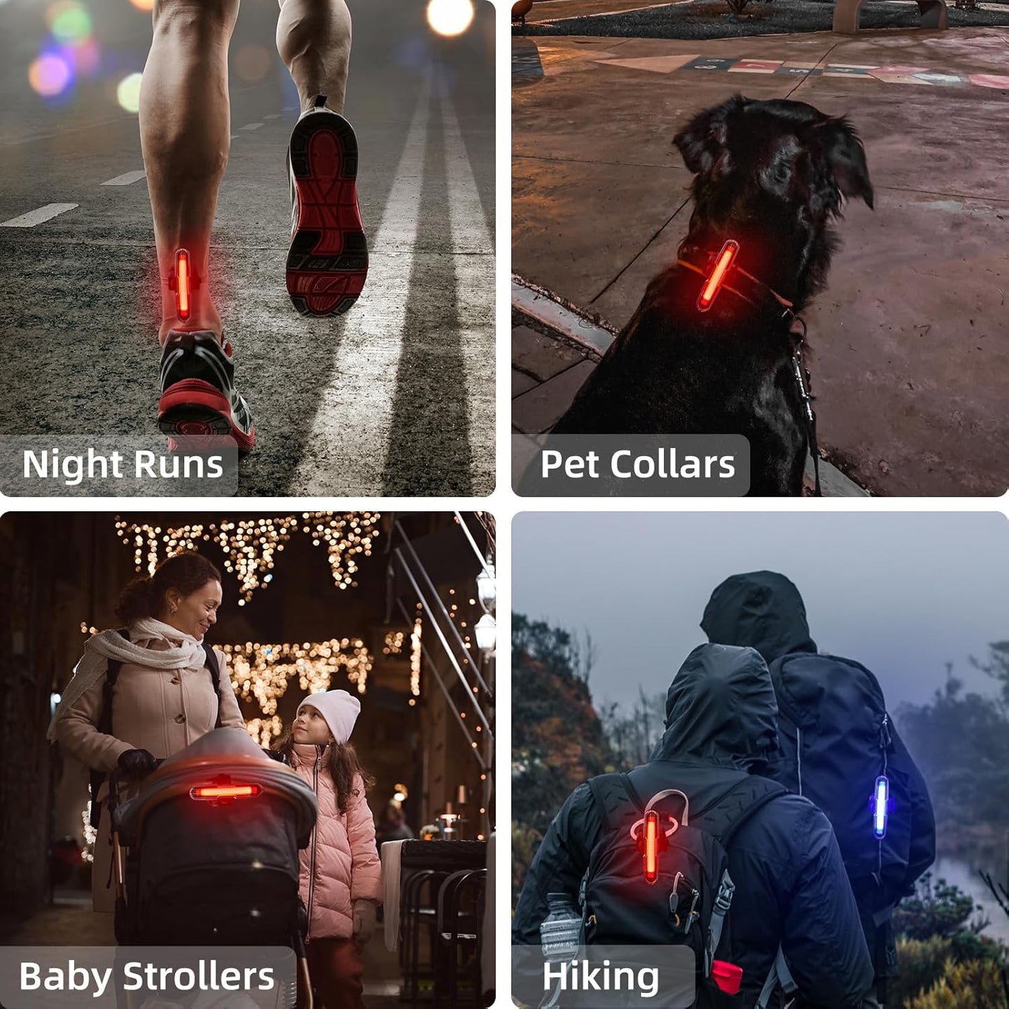 Bicycle Rear Light Red/Blue, Bike Tail Light Rechargeable 168 Lumens Bike Tail Light Battery USB C 500Mah 5 Modes Waterproof Safety for Road Mountain Night Riding