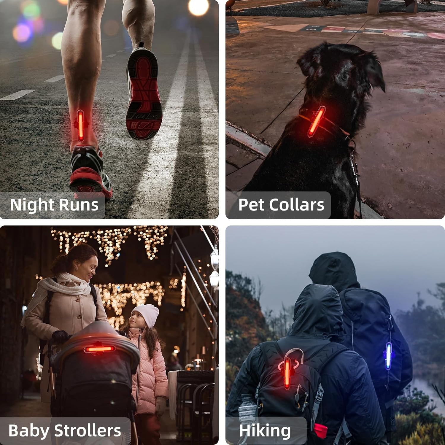 Bicycle Rear Light Red/Blue, Bike Tail Light Rechargeable 168 Lumens Bike Tail Light Battery USB C 500Mah 5 Modes Waterproof Safety for Road Mountain Night Riding