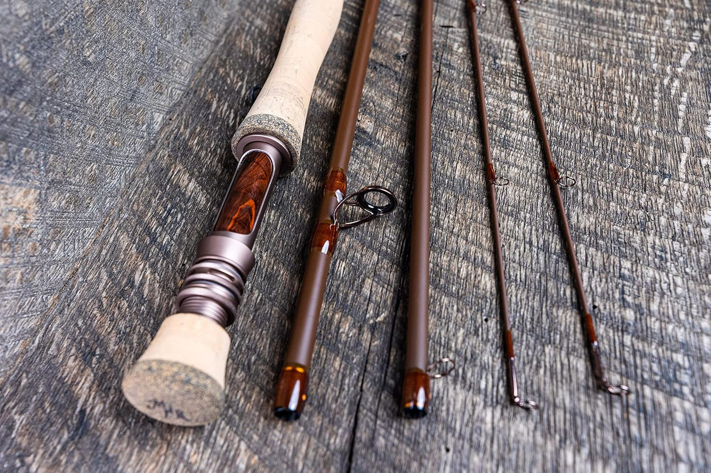 Moonshine Rod Co. Fly Fishing Rod with Carrying Case and Extra Rod Tip Section, Slow-Medium-Fast Action