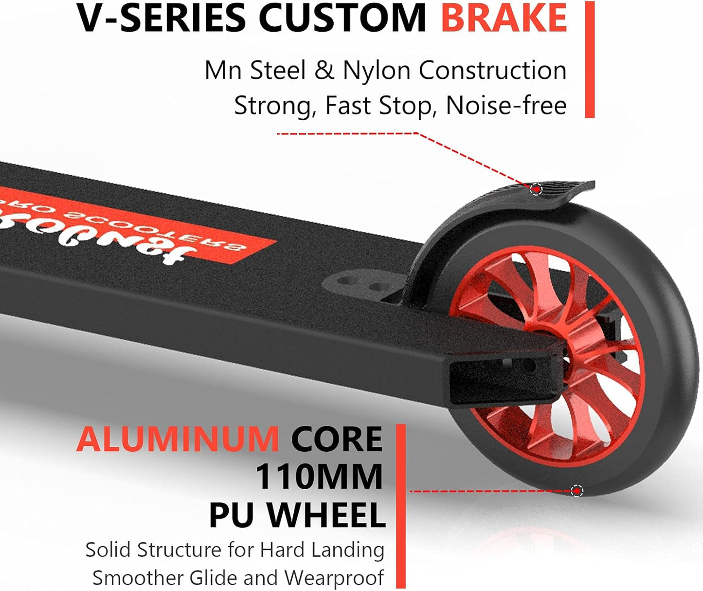 K1 Pro Scooters - Stunt Scooter | Trick Scooter - Intermediate and Beginner Freestyle Scooter for Kids 8 Years and Up,Teens and Adults -Quality Kick Pro Scooter for Boys and Girls (V4-Orange)