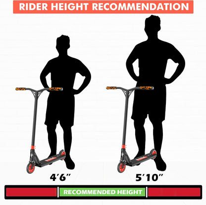 K1 Pro Scooters - Stunt Scooter | Trick Scooter - Intermediate and Beginner Freestyle Scooter for Kids 8 Years and Up,Teens and Adults -Quality Kick Pro Scooter for Boys and Girls (V4-Orange)